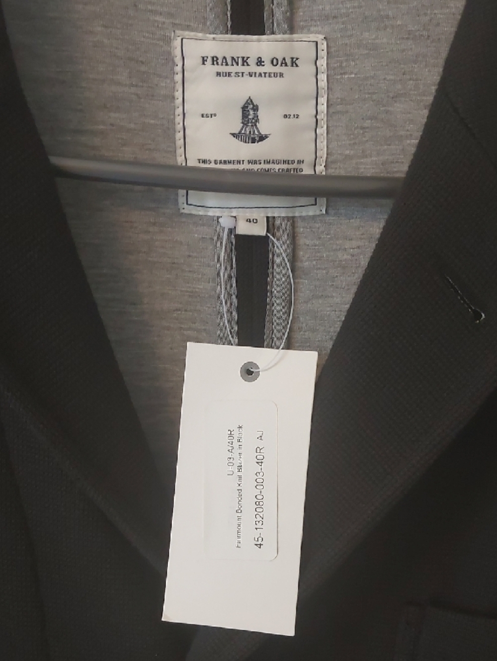 Frank & Oak Fairmount Bonded Knit Blazer - Picture 2 of 7